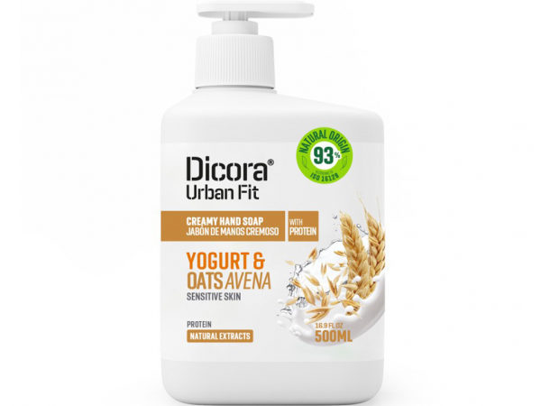 Мыло жидкое `DICORA URBAN FIT` Йогурт и овес 500 мл