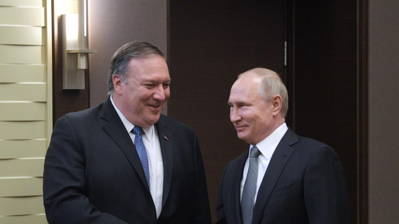 «На пятерки». Заявление Помпео о Путине вызвало недоумение в США
