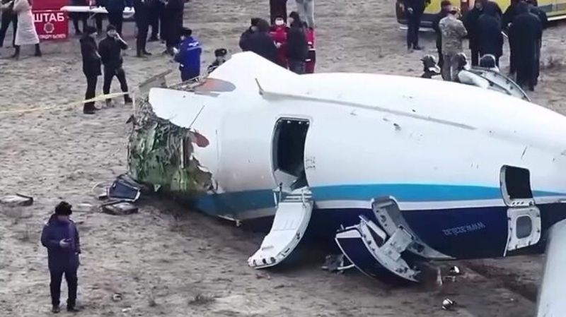 Обнаружен «черный ящик» разбившегося близ Актау самолета Embraer